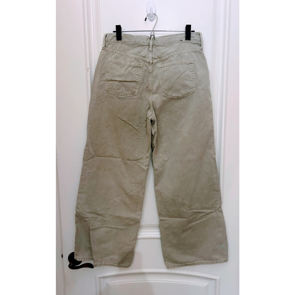 Women's GAP High Rise Wide-Leg Jeans in Beige, Size 10/30R - Picture 10 of 10